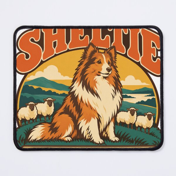 Item preview, Sheltie Gift - Herding Since Forever designed and sold by RedRubyBubble.