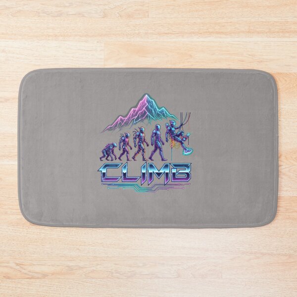 Item preview, Evolution of Climbing Retro Fitness Tee-39 designed and sold by LydiaSumma.
