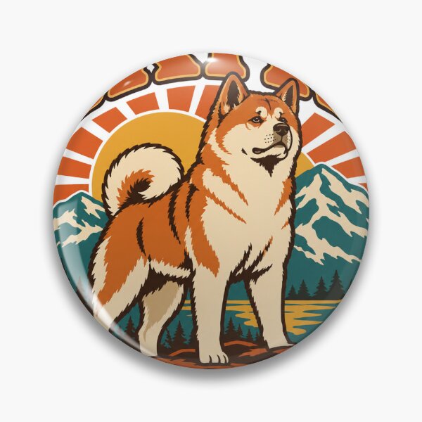 Item preview, Akita Gift - Loyal To The End designed and sold by RedRubyBubble.