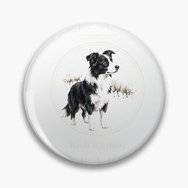 Artikelvorschau, Border Collie Dad Herds My Heart Lustiges Shirt entworfen und verkauft von rallyandthread.