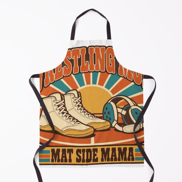 Item preview, Wrestling Mom Gift - Mat Side Mama designed and sold by RedRubyBubble.