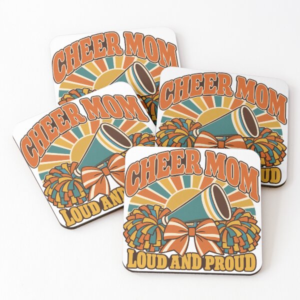 Item preview, Cheer Mom Gift - Loud And Proud designed and sold by RedRubyBubble.