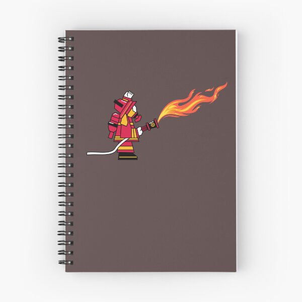 Item preview, Cartoon Firefighter with Fire Coming Out of Thier Hose designed and sold by CantFaxGlitter.