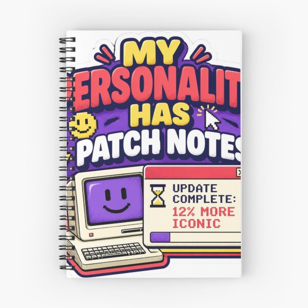 Item preview, My Personality Has Patch Notes Sticker - Retro Computer Gamer & Tech Humor designed and sold by echotiyan.