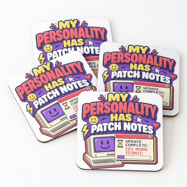Item preview, My Personality Has Patch Notes Sticker - Retro Computer Gamer & Tech Humor designed and sold by echotiyan.