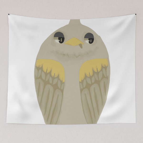 Item preview, Muted Minimal Avian Bird Graphic Art designed and sold by BlobIns-Pastel.