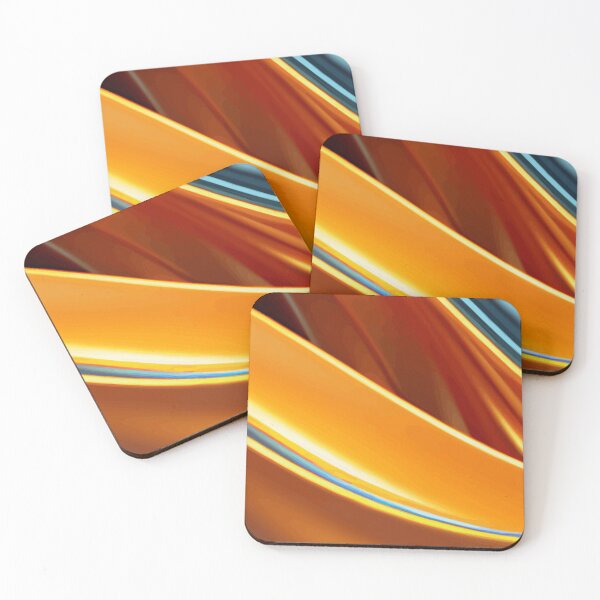 Item preview, Metallic Gold Diagonal Waves Abstract designed and sold by haydenhanson.