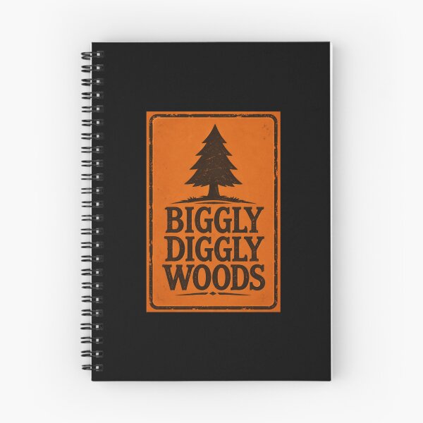 Item preview, Biggly Diggly Woods in Orange designed and sold by BGDDesigns.