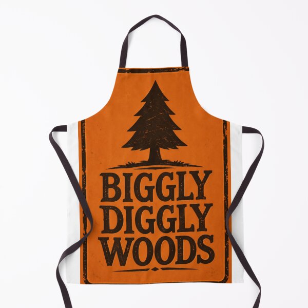 Item preview, Biggly Diggly Woods in Orange designed and sold by BGDDesigns.