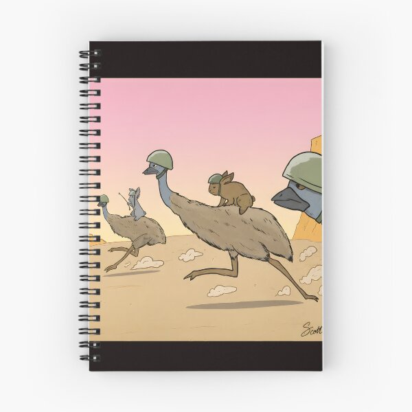 Item preview, Emu Riders Desert Adventure Military Helmets designed and sold by Scratch-Rainbow.