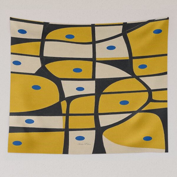 Item preview, Mustard Maze designed and sold by Davisdazzling.
