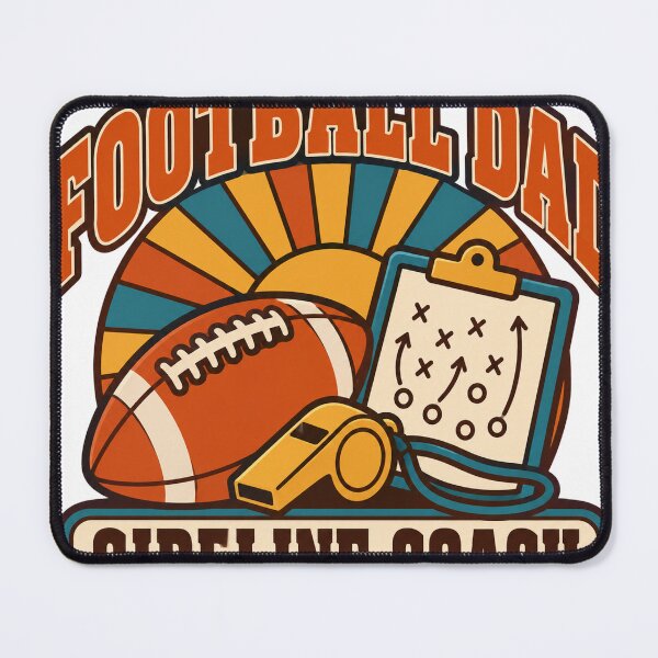 Item preview, Football Dad Gift - Sideline Coach designed and sold by RedRubyBubble.
