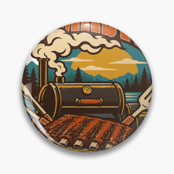 Item preview, Pitmaster Gift - Low And Slow BBQ designed and sold by RedRubyBubble.