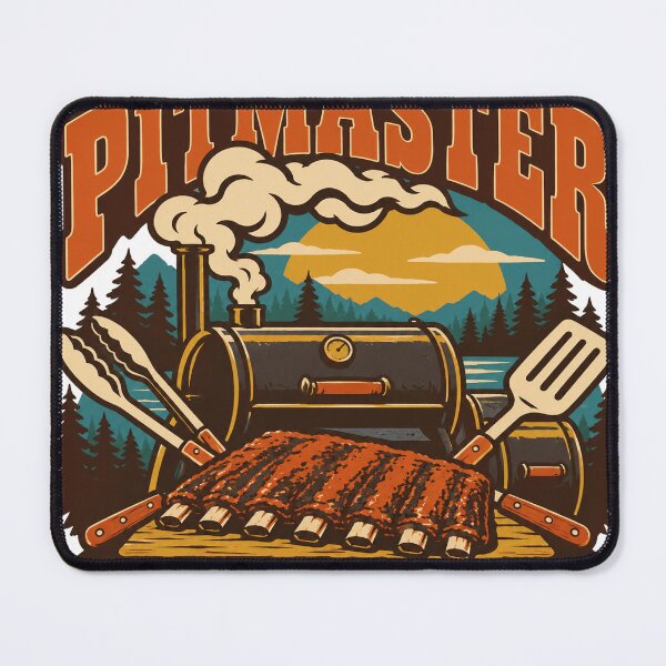 Item preview, Pitmaster Gift - Low And Slow BBQ designed and sold by RedRubyBubble.