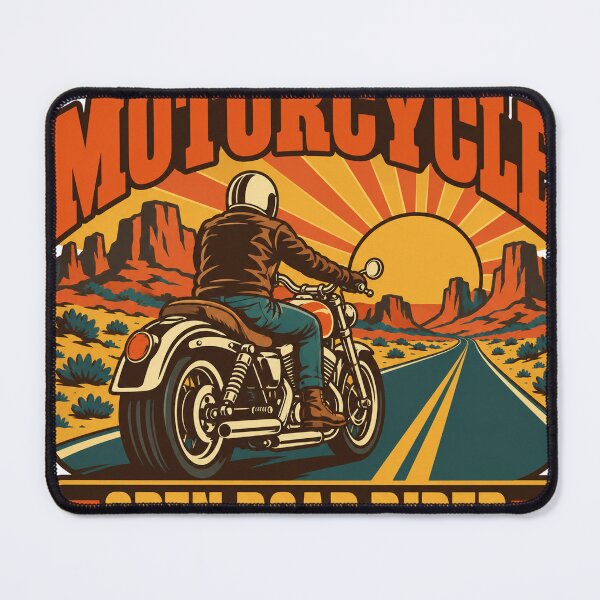 Item preview, Motorcycle Gift - Open Road Rider designed and sold by RedRubyBubble.