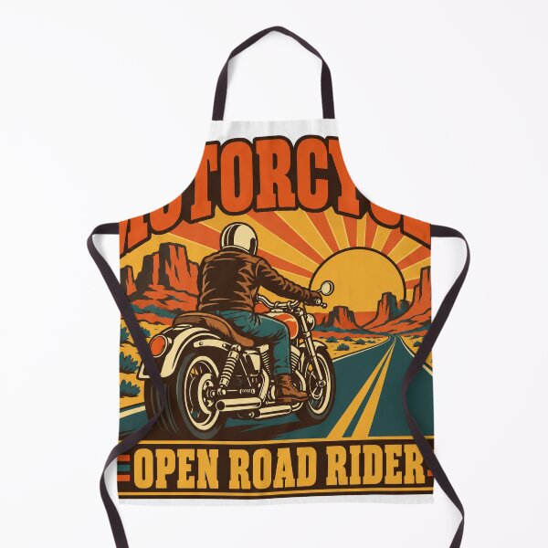 Item preview, Motorcycle Gift - Open Road Rider designed and sold by RedRubyBubble.