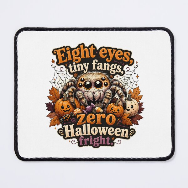 Item preview, Jumping Spider Halloween Shirt | Eight Eyes Tiny Fangs Zero Fright designed and sold by CuteDesignables.