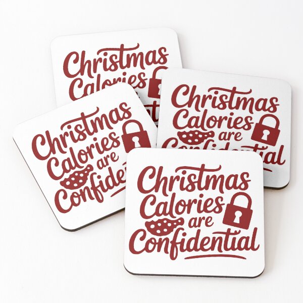 Item preview, Christmas Calories Are Confidential designed and sold by theartfulaspie.