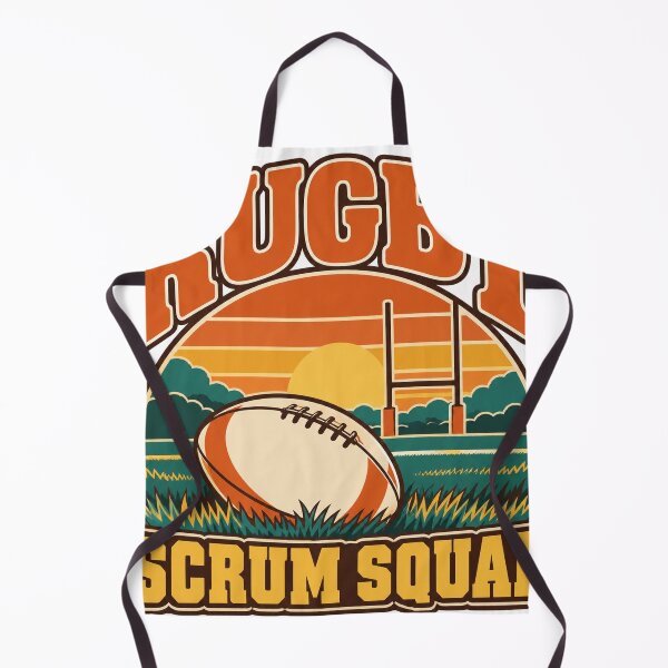 Aperçu de l'œuvre Cadeau Rugby - Équipe Scrum créée et vendue par RedRubyBubble.