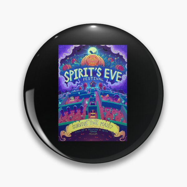 Item preview, Halloween festival Maze Survival Guide Retro Poster designed and sold by Kyp5srDut.