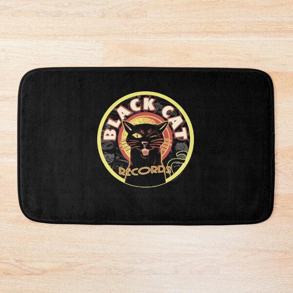 Item preview, Vintage Black Cat Record Store Emblem designed and sold by AdelleEmm53.