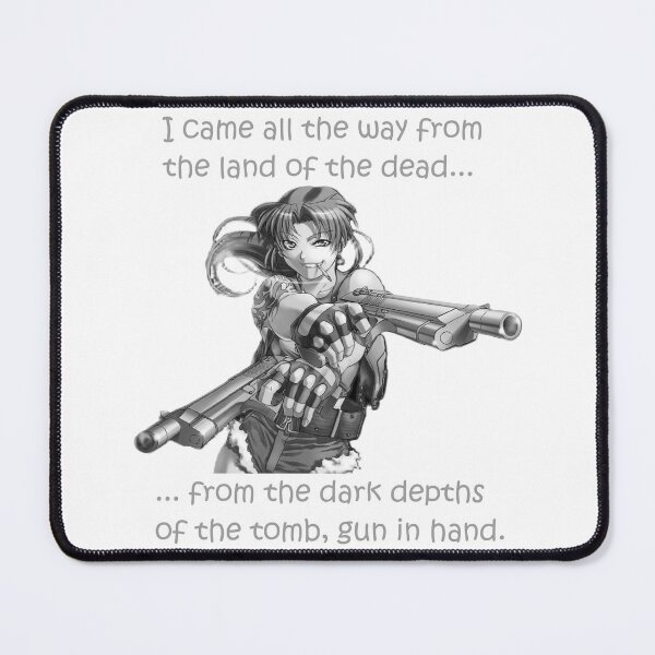 Item preview, Black Lagoon Revy Tomb (Greyscale Version) designed and sold by uberpetard.