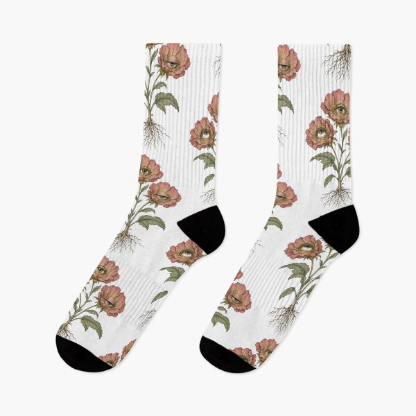 Item preview, Botanical Flowers With Human Eyes Print designed and sold by The Mellonaire.