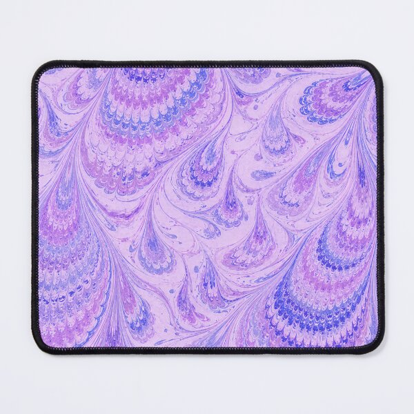 Item preview, Antique Endpaper Prints Peacock Feathers Scalloped Marbled Fans designed and sold by PinUpPizzazz.