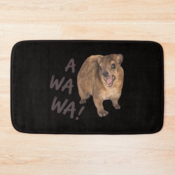 Item preview, Rock Hyrax A Wa Wa Wild Animal Funny Quote designed and sold by Thecreepofc.