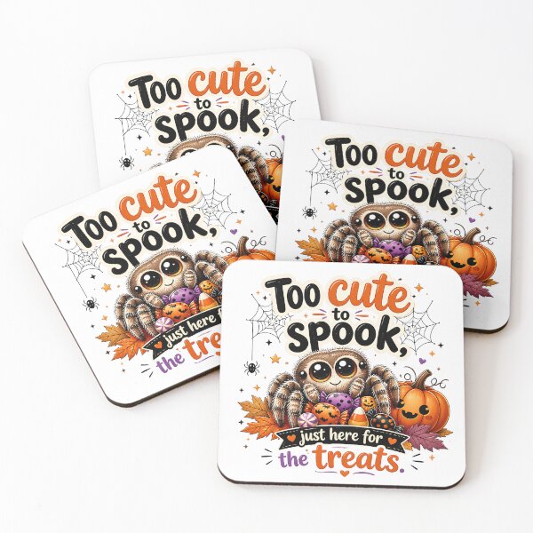 Item preview, Cute Jumping Spider Halloween Shirt | Too Cute to Spook Spider Lover Gift designed and sold by CuteDesignables.