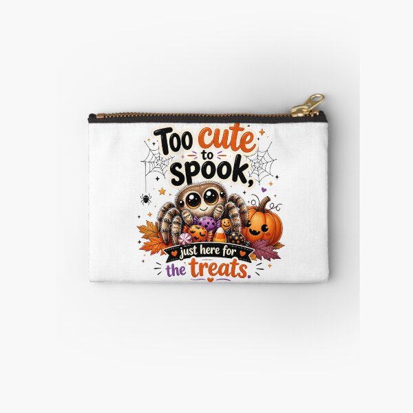 Item preview, Cute Jumping Spider Halloween Shirt | Too Cute to Spook Spider Lover Gift designed and sold by CuteDesignables.