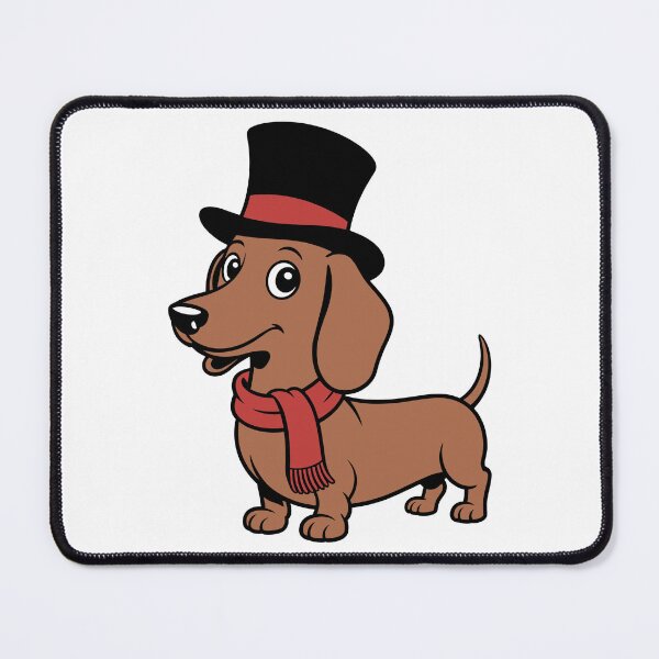 Item preview, Dachshund Wearing a Top Hat designed and sold by theartfulaspie.