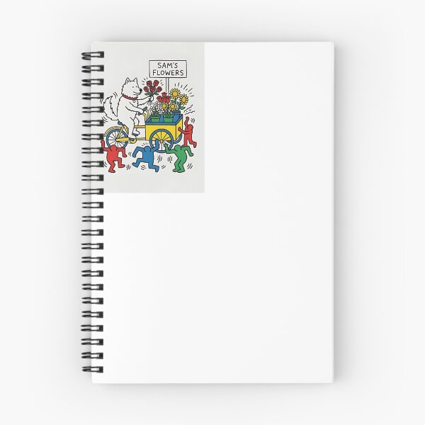 Item preview, Samoyed Flower Shop designed and sold by PictoVibe.