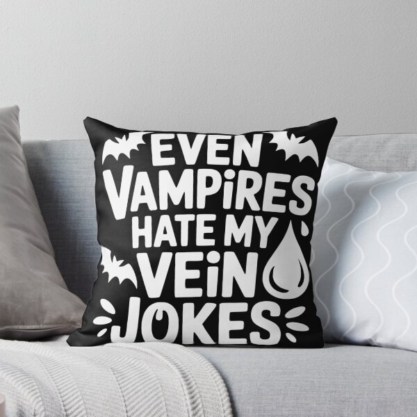 Item preview, Even Vampires Hate My Vein Jokes designed and sold by theartfulaspie.