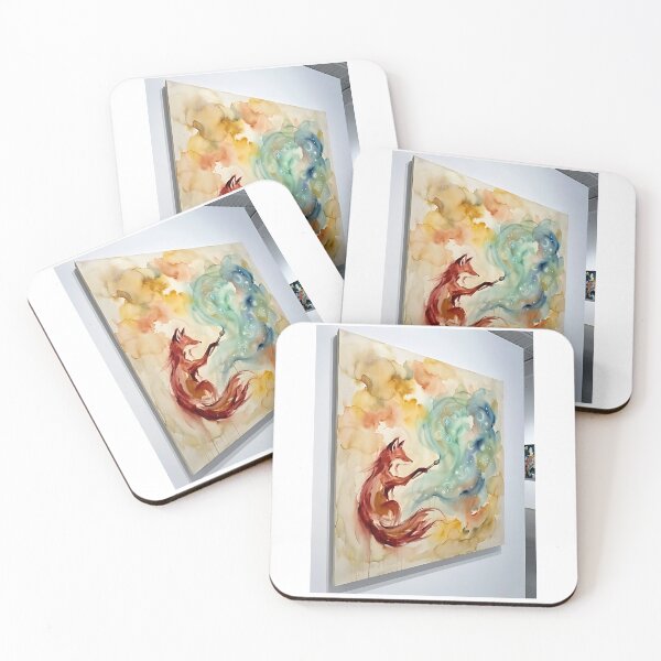 Item preview, Fox Cosmic Painter designed and sold by PictoVibe.