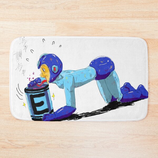 Item preview, Surreal Blue Retro Robot Energy Tank Weirdcore Cartoon designed and sold by Sarkoslaset.