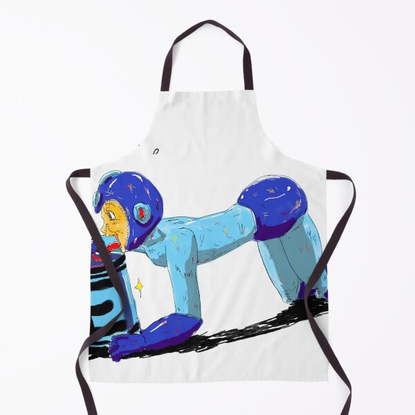 Item preview, Surreal Blue Retro Robot Energy Tank Weirdcore Cartoon designed and sold by Sarkoslaset.