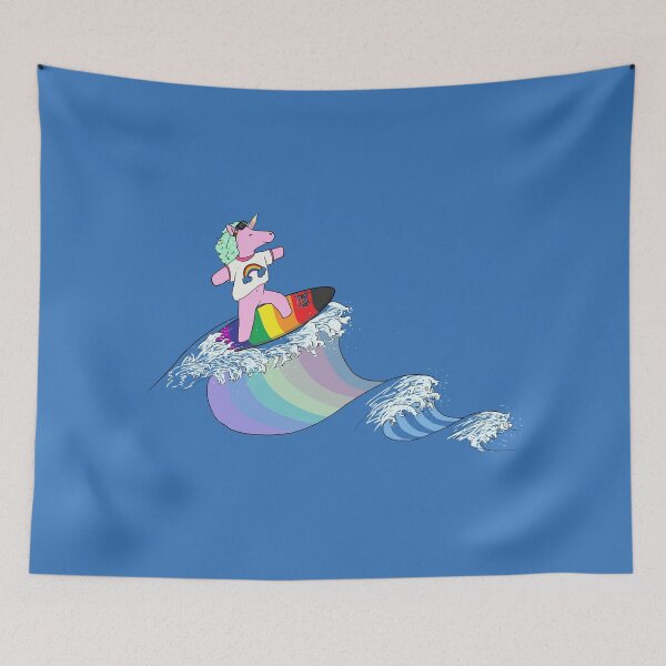Item preview, surfing UNICORN designed and sold by merryjink.