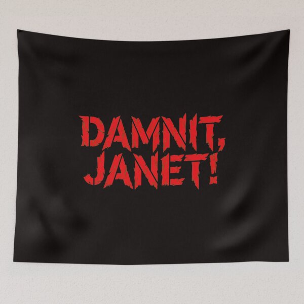 Item preview, Damnit Janet Dripping Blood Effect Statement designed and sold by mokopuniarts.