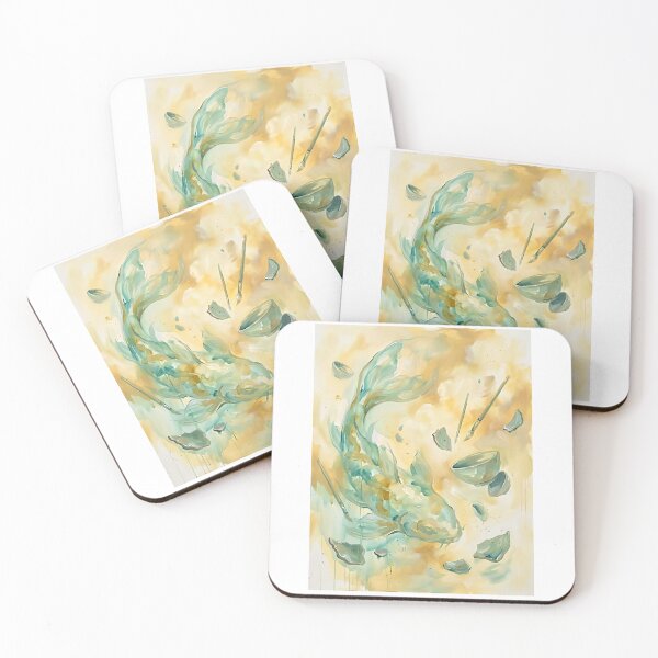 Item preview, Koi Pottery Dream designed and sold by PictoVibe.