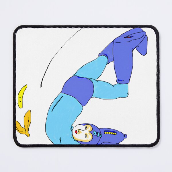 Item preview, Surreal Blue Robot Banana Slip Weirdcore Cartoon designed and sold by Sarkoslaset.