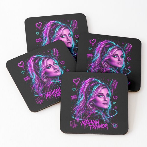 Artikelvorschau, Meghan Trainor Neon Mikrofon Porträt entworfen und verkauft von JMS-Artvintage.