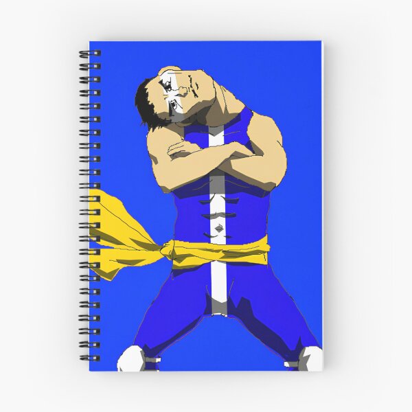 Item preview, Cursed Blue Fighter Broken Neck Weirdcore Cartoon designed and sold by Sarkoslaset.