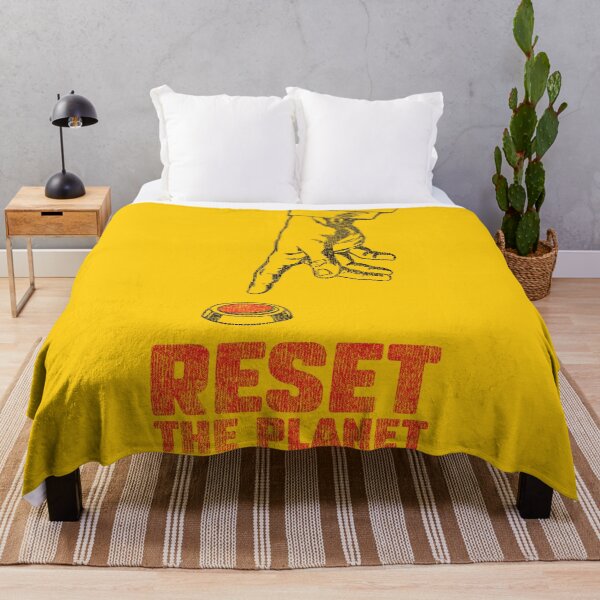 Item preview, Reset the Planet Vintage Activist Button Graphic designed and sold by paulo silveira.