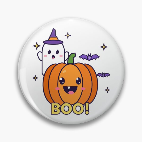 Item preview, Cute Ghost & Pumpkin designed and sold by Arcade&Pixel.