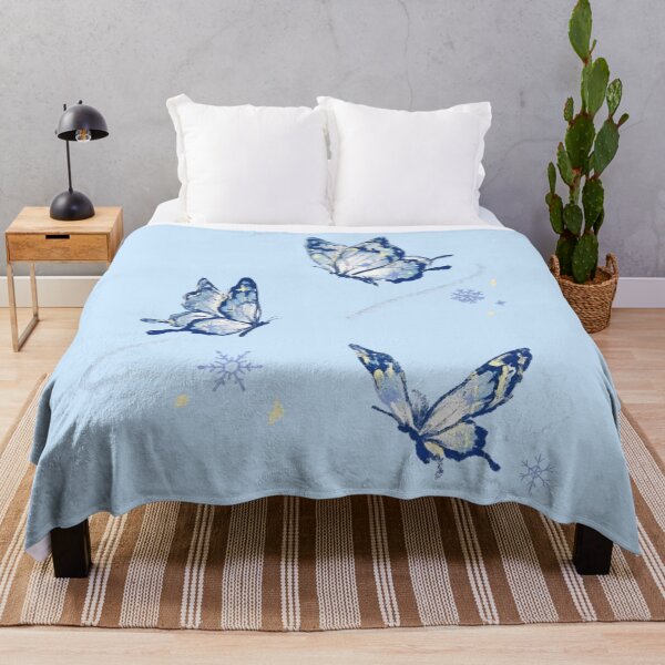 Item preview, Blue Ice Winter Butterflies designed and sold by iloveyourcupid.