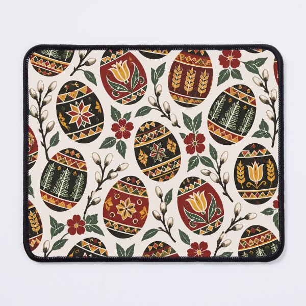 Item preview, Ukrainian Easter Pysanky Seamless Pattern | Folk Art Decorated Easter Eggs Repeat designed and sold by StickyGuys.
