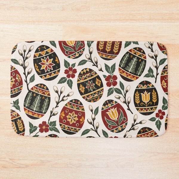 Item preview, Ukrainian Easter Pysanky Seamless Pattern | Folk Art Decorated Easter Eggs Repeat designed and sold by StickyGuys.