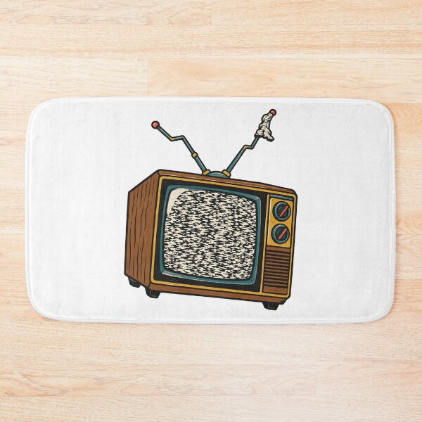 Item preview, Retro TV Static Foil Antenna Print designed and sold by The Mellonaire.