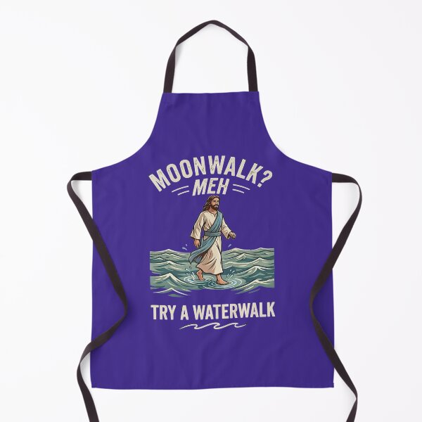 Item preview, Moonwalk? Meh. Try A Waterwalk – Funny Jesus T-Shirt & Graphic Design designed and sold by FrozenFits.